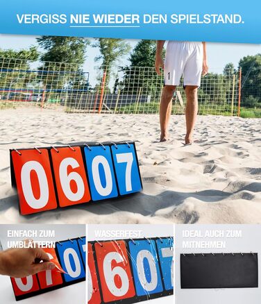 Сітка для бадмінтону PHIBER-SPORTS 420 см, 3 рівні висоти, універсальна для тенісу, волейболу, футболу, з табло та сумкою, для приміщення і вулиці