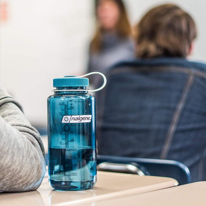 Пляшка для води Nalgene Sustain Tritan 907 мл, BPA-free, з широкою горловиною, 50% переробленого пластику, Cadet