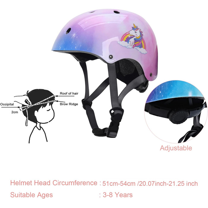 Дитячий шолом з наколінниками, налокітниками та захистом зап'ястків. Захист для ролерів, скейтборду. Для дітей 3-8 років, рожевий