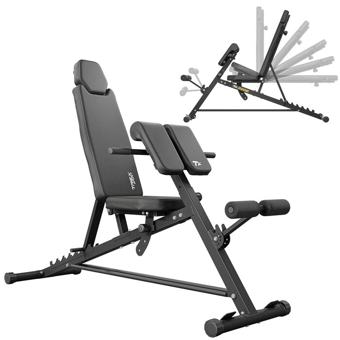Тренажер для дому TX-200B: багатофункціональна лавка для силових тренувань | до 250 кг