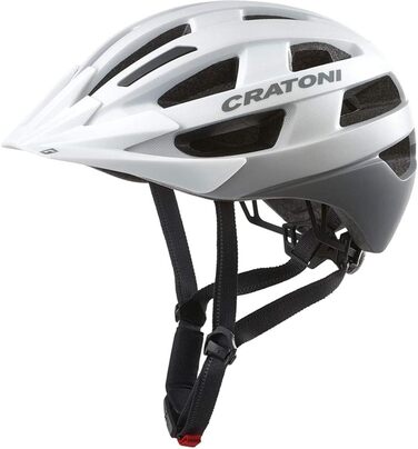 Велосипедний шолом Cratoni Velo-X City білий матовий, розмір M/L (56-60 см) з латкою