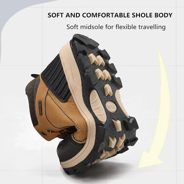 Чоловічі зимові черевики ARRIFIO BELLO: зимові черевики, вандер-черевики, трекінг черевики, утеплені, з антиковзанням, розмір 41-46, колір зелений