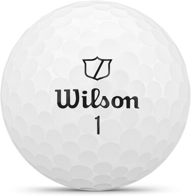 Гольф-м'ячі Wilson Duo Soft, білі, модель 2025
