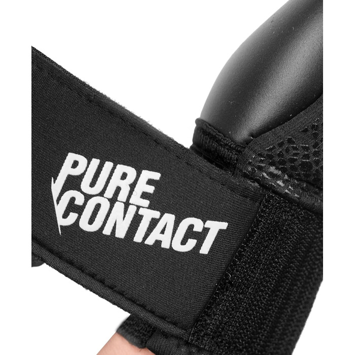 Воротарські рукавиці Reusch Pure Contact Infinity Junior для футболу (чорні) - для дітей та підлітків, для штучного газону