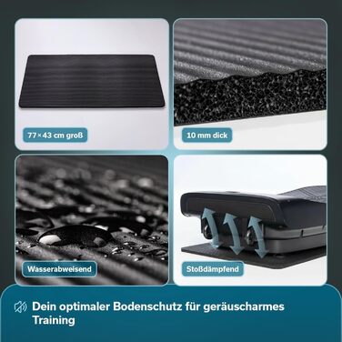 Платформа вібрації Skandika 4D V3000 Plus | Віброплатформа для дому, 60 рівнів, 3+1 програми, до 150 кг