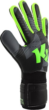 Воротарські рукавички KEEPERsport Varan8 Zone NC без захисту пальців, футбольні унісекс рукавички, 3 мм Black Claw, нова застібка, розміри 4-11
