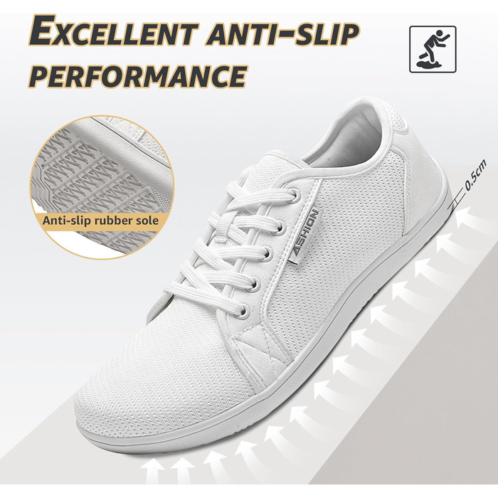 ASHION Легкі та широкі кросівки для ходьби та трейлу (38 EU)