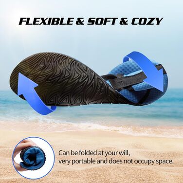 Водні черевики WateLves для плавання та відпочинку на пляжі: чоловічі та жіночі, швидко сохнуть, дихаючі, унісекс, розміри 34-47 EU, кольори: світло-зелений, блакитний