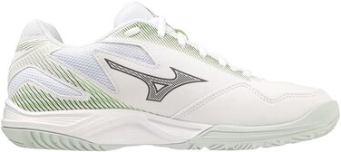 Кросівки дитячі Mizuno Stealth Star 2 Jr для залу (38 EU, білий, сірий, зелений)
