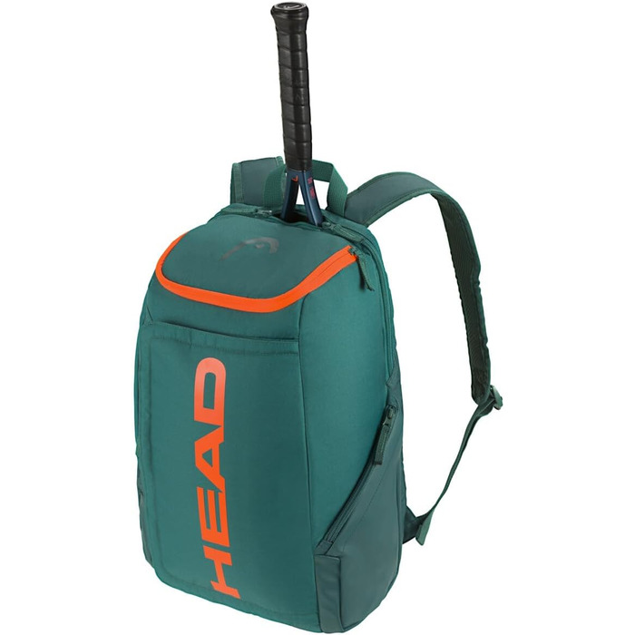 Рюкзак HEAD Pro 28л унісекс для дорослих, бірюзовий/помаранчевий