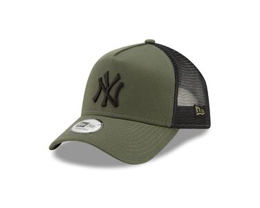 Кепка-тракер New Era New York Yankees MLB Multi Camo A-Frame регульована, бежевий камуфляж Olive/Black, один розмір