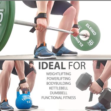 Ляски для підйому тягарів Warm Body Cold Mind: 3мм/6мм неопрен, 350кг, для кросфіту, бодібілдингу, важкої атлетики, тренажерного залу, чорні PRO