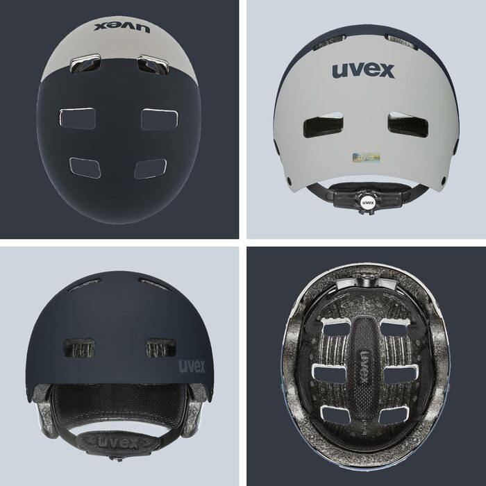 Велосипедний шолом uvex kid 3 cc для дітей, чорний, 51-55 см, регулювання розміру, оптимальна вентиляція