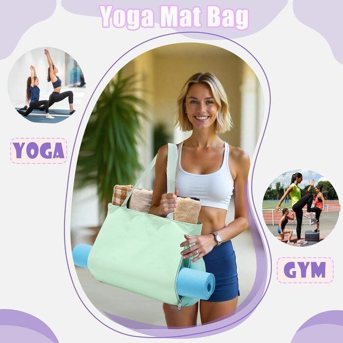 Сумка для йога-мату Jumpopack, спортивна жіноча сумка для йоги, аксесуарів та тренажерного залу