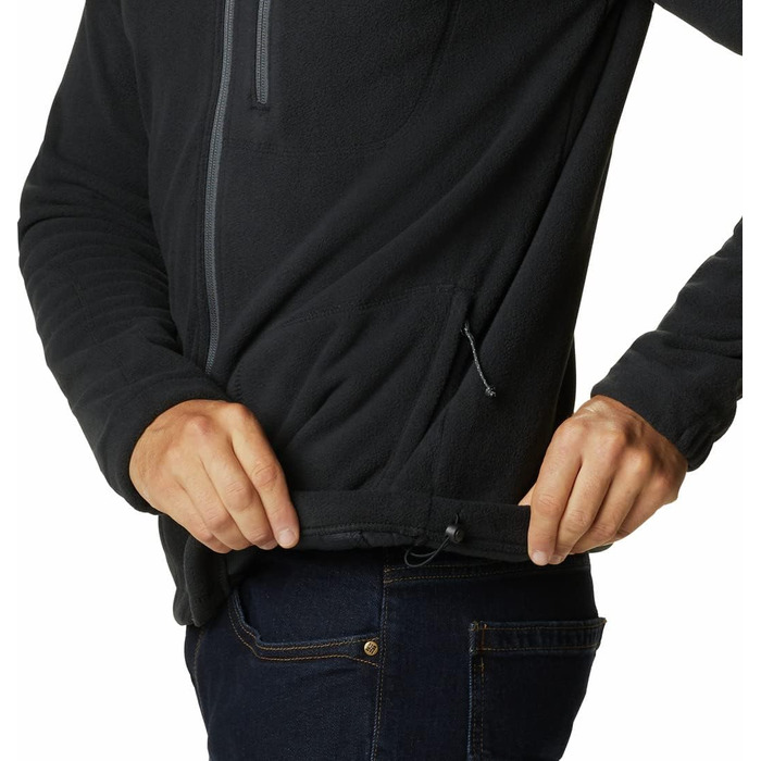Чоловіча флісова куртка Columbia Fast Trek II Full Zip чорного кольору, розмір M