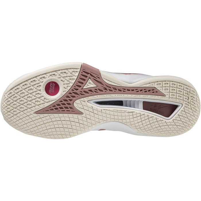 Жіночі гандбольні кросівки Mizuno Wave Stealth Neo, білий/рожевий/сніжно-білий, 38.5 EU