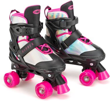 Ролики дитячі Osprey Surge, регульовані ролики Quad, для хлопчиків та дівчаток від 5 років, розміри EU 31-34, рожеві