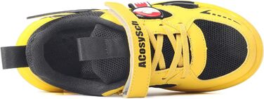 Дитячі кросівки Kinder Leicht для хлопчиків: спортивні, зручні, для занять фітнесом та активного відпочинку, розміри 28-39 EU, колір жовтий