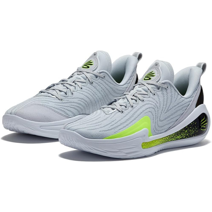Кросівки баскетбольні чоловічі Under Armour Curry 12 EXTL, сірий, чорний, білий (47.5 EU, Halo Grey Black)