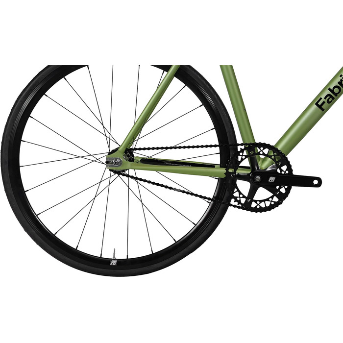 Велосипед FabricBike Light PRO Fixie, алюмінієва рама, 28'', синглспід, жорстка вісь, 6 кольорів, 3 розміри, 8,45 кг, Army Orange, розмір M (54 см)