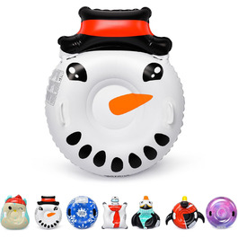 Надувний санки-пончик Meteor для дорослих та дітей. Зимові розваги на снігу