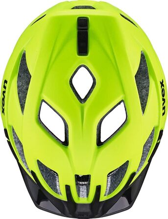 Велосипедний шолом Uvex Touring CC для дорослих, регульований розмір 52-57 см, неоново-жовтий, з можливістю встановлення LED-світла