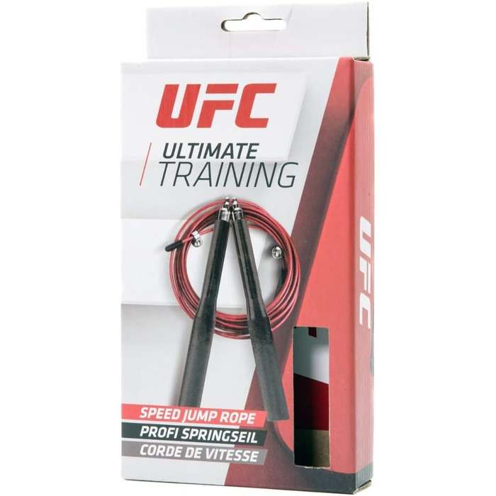 Скакалка UFC, унісекс, червоний, універсальний розмір