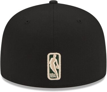 Кепка New Era 59Fifty з логотипом NBA Champions Milwaukee Bucks (1956-1957) - чорна