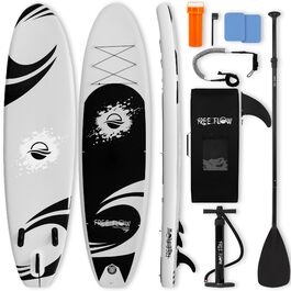 SUP дошка SereneLife надувна, 305x81 см, з аксесуарами для підлітків та дорослих, для йоги, річок та озер
