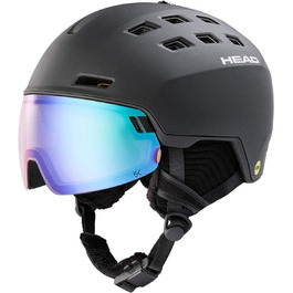 Лижний шолом Head Radar 5K Photo MIPS чорний з візором (M/L 56-59 см) для гірських лиж та сноуборду