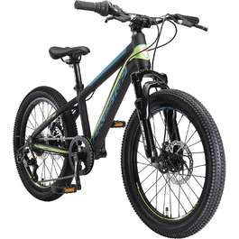 Дитячий гірський велосипед BIKESTAR 20 дюймів, алюмінієва рама, 7-ступенева Shimano, дискові гальма, від 6 років