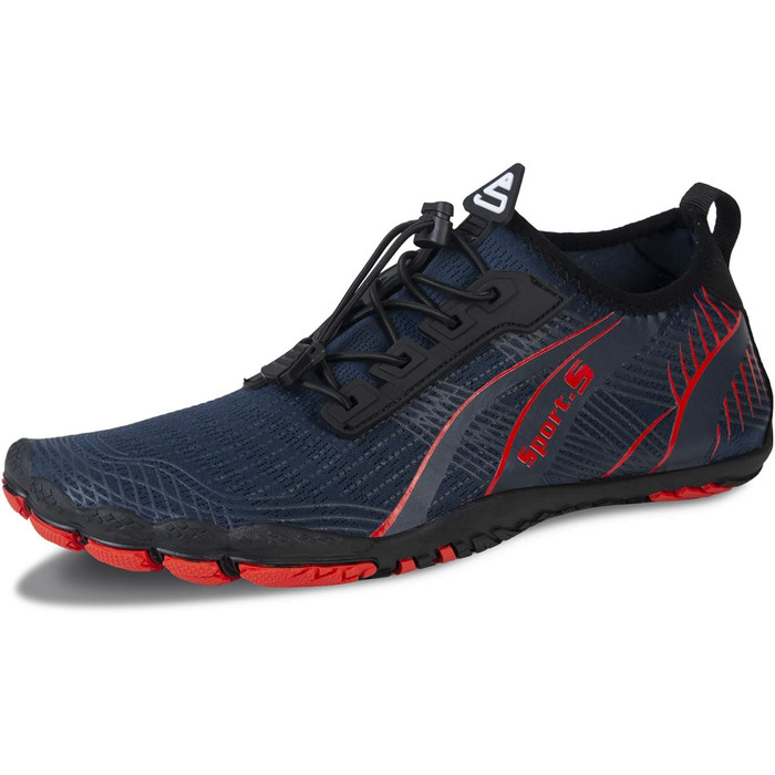 Чоловічі та жіночі босі кросівки IceUnicorn: аквашузи, фітнес-кросівки, пляжні та плавальні кросівки, 40 EU, синій