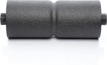 Набір для масажу BODYMATE CARE CORE: ролик для фасцій 35x14 см середньої жорсткості з канавкою, дві малі ролики 20x4,5 см (гладка та з виступами), чорний + електронна книга