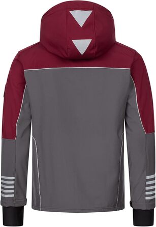 Чоловіча куртка-софтшелл Rock Creek Outdoor H-288 для активного відпочинку, вино-червона
