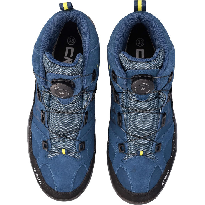 Дитячі трекінгові черевики CMP Kiruna MID FITGO WP Blue Ink-Yellow 40 EU