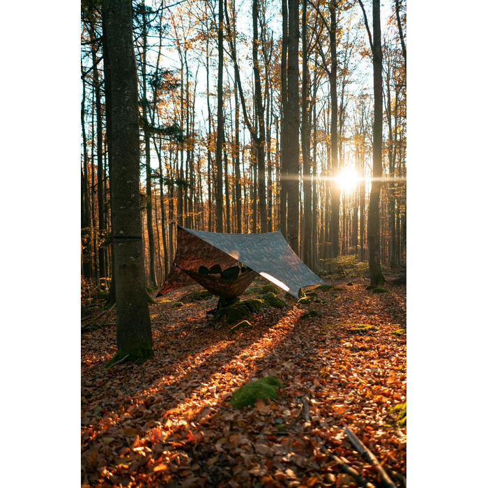 Гамак Amazonas Moskito Traveller Forest Ultra Light - надлегкий, нейлон Ripstop, 275x140 см, 500г