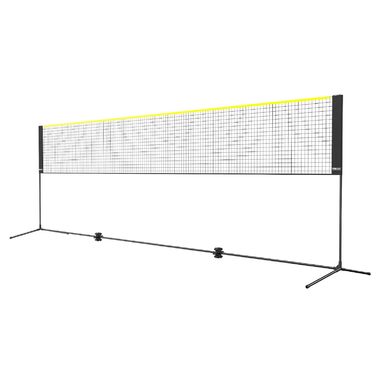 М'яка сітка для бадмінтону VEVOR, регульована по висоті, 510 x 155 x 103 см, складне поле для піклболу, портативна, легка в збірці, комплект сітки для тенісу з стійками та сумкою