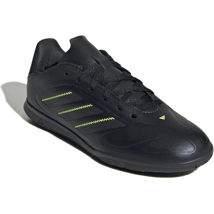 Кросівки футбольні Adidas Copa Pure III Club Indoor Unisex, 38 2/3 EU, Core Black/Dgh Solid Grey/Lucid Lemon