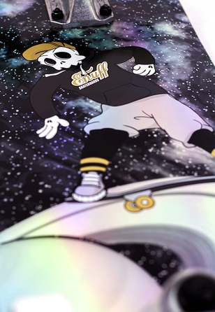 Скейтборд Enuff Skully Mini Hologram, чорний