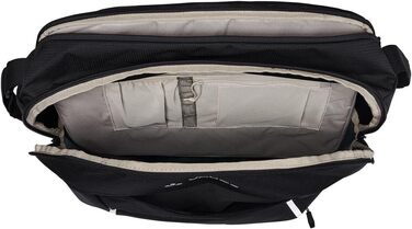 Месенджер-сумка VAUDE Cycle Messenger L для велосипеда, 20 л, чорна, з дощовиком, універсальний розмір