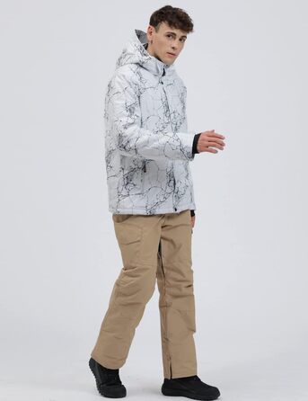 Спортивний костюм YEEFINE для чоловіків: куртка та штани, розмір L, колір хакі