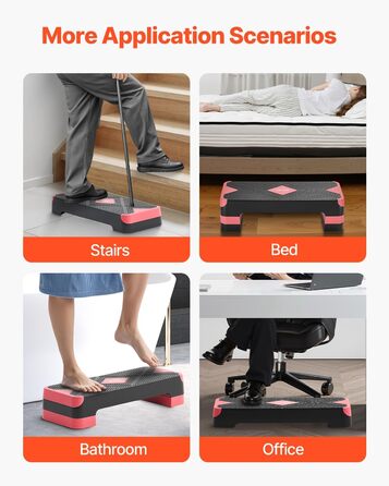 Платформа для аеробіки VEVOR червона