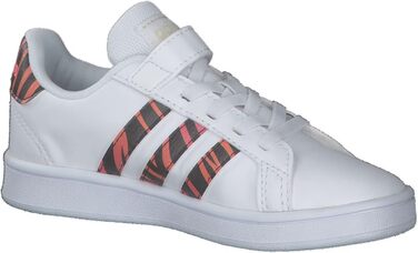 Кросівки Adidas Grand Court C для дітей (Unisex), 29 EU, білий/чорний/червоний