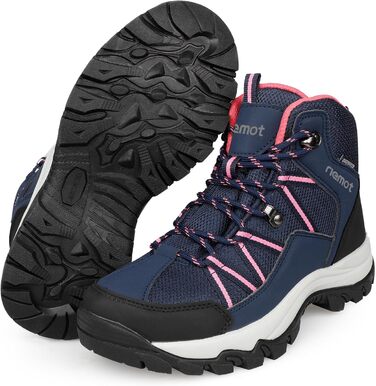 Черевики для трекінгу жіночі, туристичні черевики, водонепроникні, для хайкінгу та кемпінгу, Marineblau, 42 EU
