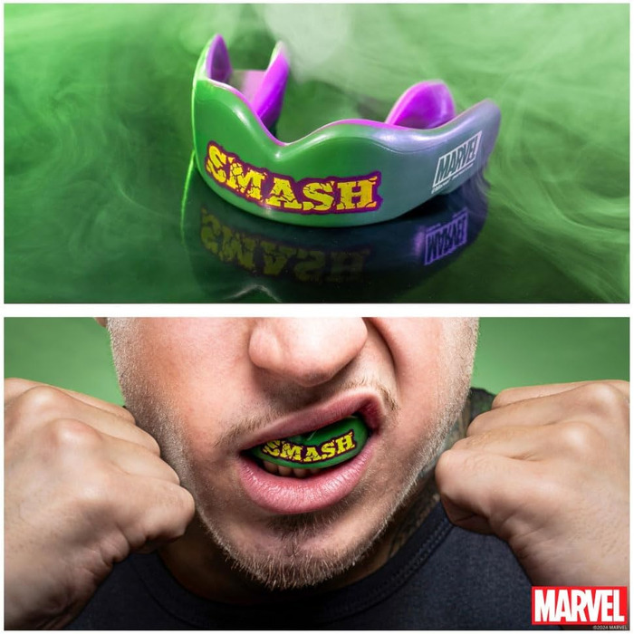 Захисна капа Marvel The Hulk для спорту, дорослих і дітей, для єдиноборств, боксу, хокею, MMA, регбі, кікбоксингу, дзюдо, 12+ років