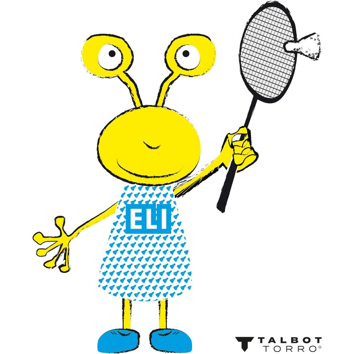Badmintonova м'яч Talbot Torro Badm.-Ball ELI, 6 штук, білий