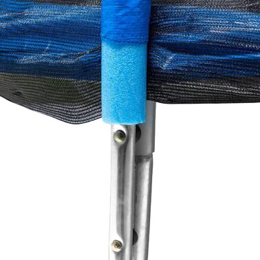 Батут для дітей 250 см з сіткою безпеки, блакитний – ідеальний для активного відпочинку на вулиці