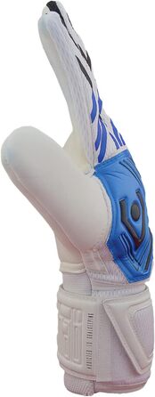Воротарські рукавички Rehab Core NC Pro Grip для футболу, білі/сині, дорослі та діти, розмір 5-11