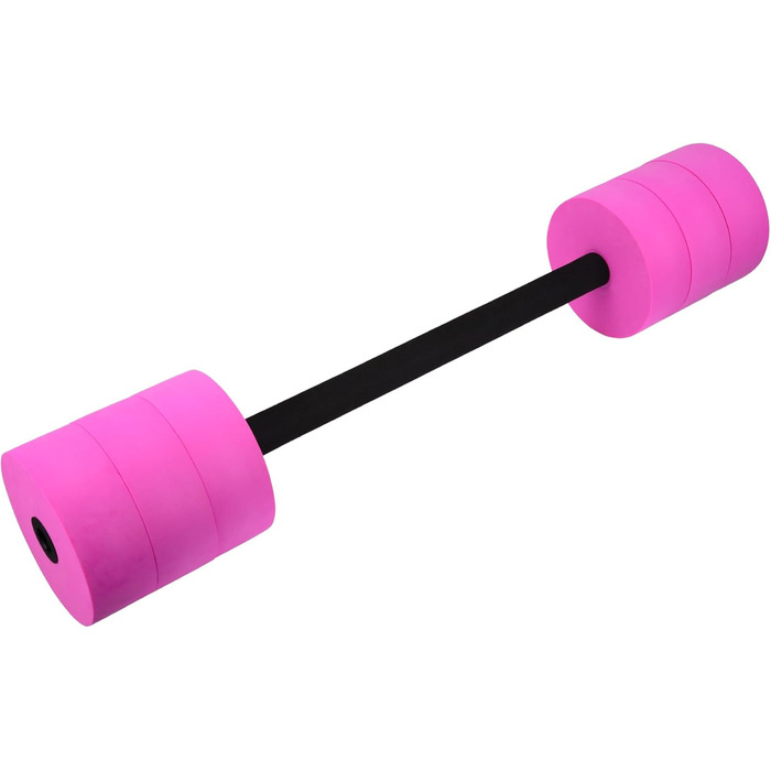 Водні гантелі BOOSTEADY для аквафітнесу: короткі та довгі, рожеві та блакитні