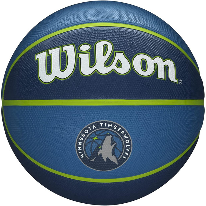 Баскетбольний м'яч Wilson NBA Team Tribute для дорослих, універсальний